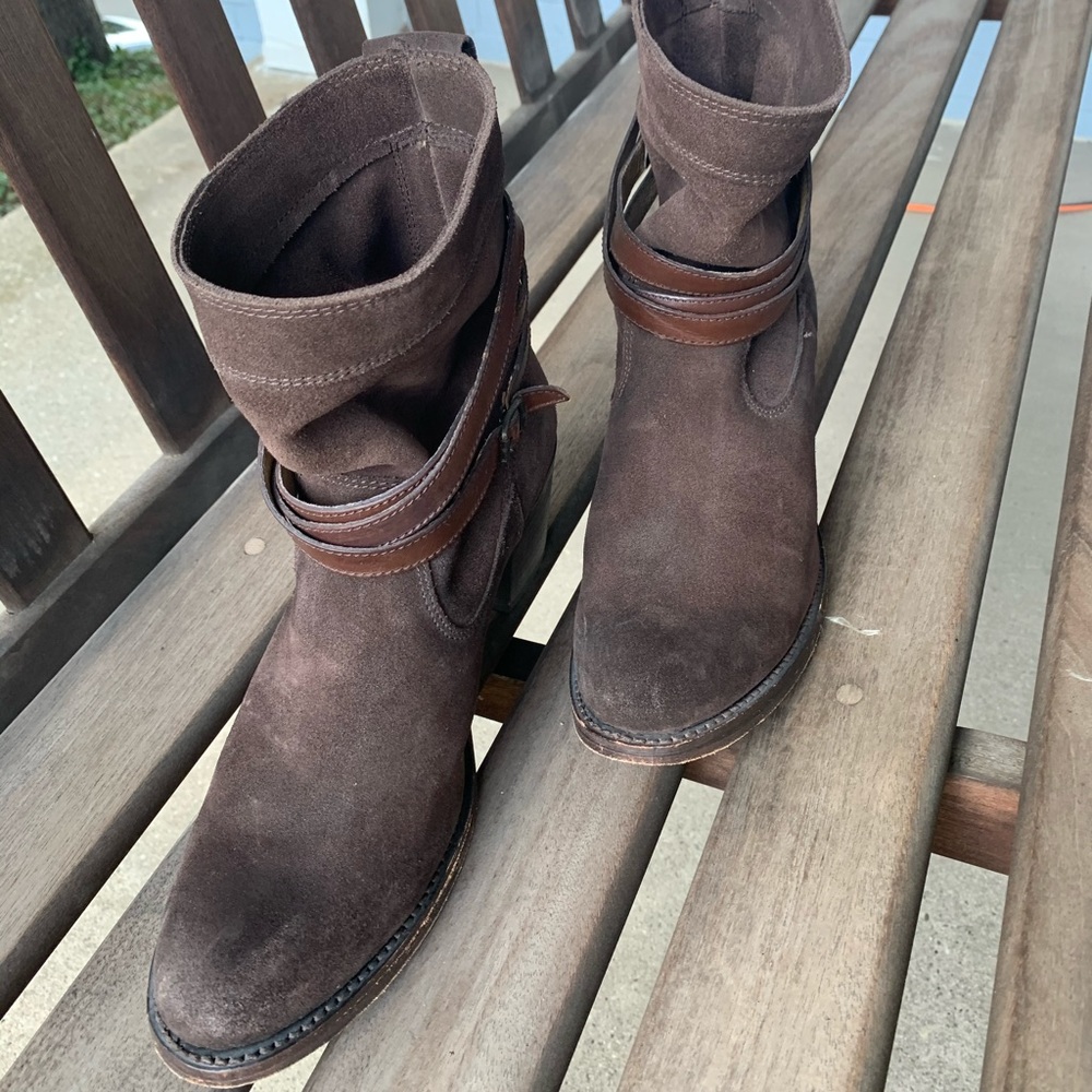 Frye Jane Strappy Short Boot - Picture 3 of 5